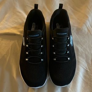 Like new Sketckers memory foam slip on tennis shoe